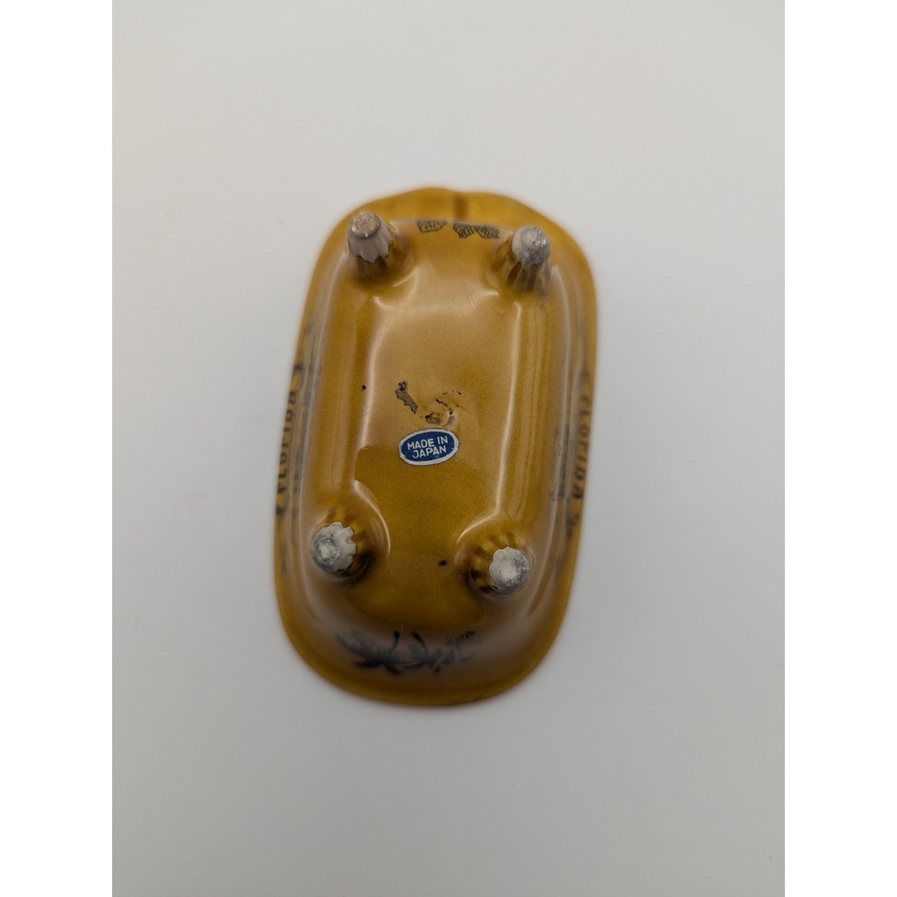 Vintage Florida Souvenir Clawfoot Bathtub Ashtray‎ Trinket Dish Ceramic Japan - Picture 8 of 8